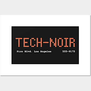 Tech-Noir Posters and Art